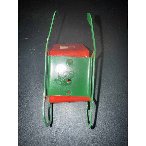 Christmas Santa’s Sleigh Sled Bethlehem Metal Ornament 1983 4x2x3” Unbranded - Picture 12 of 13